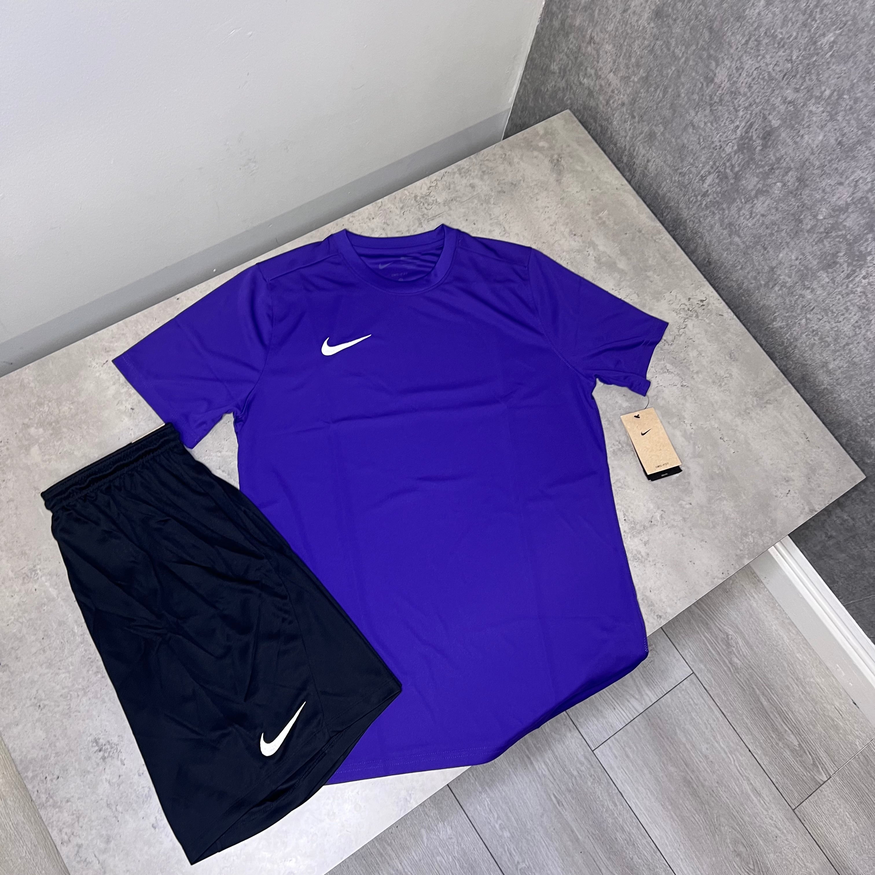 Nike Dri Fit Set “Purple/Black”
