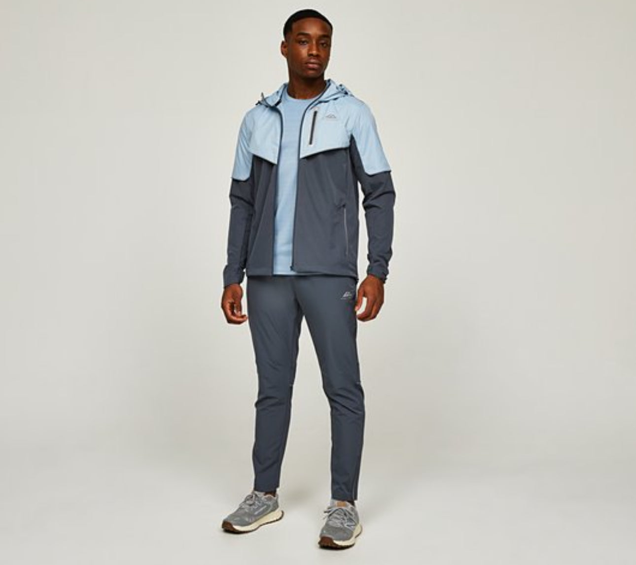 Trailberg Vertigo Tracksuit “Grey/Baby Blue”