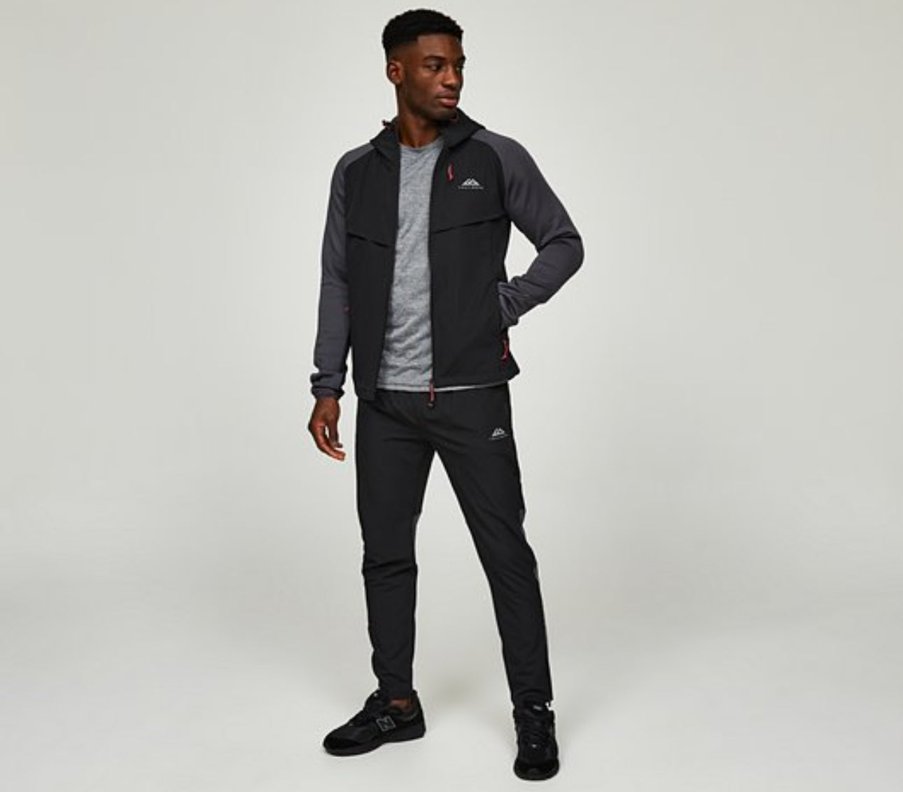 Trailberg Rapid Dash Tracksuit “Black/Grey”