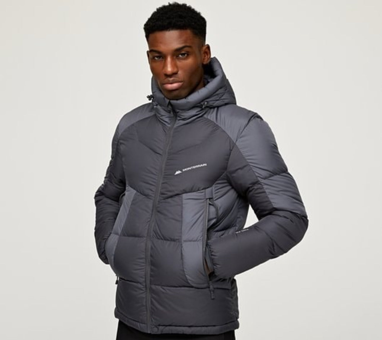 Monterrain puffer “Graphite”