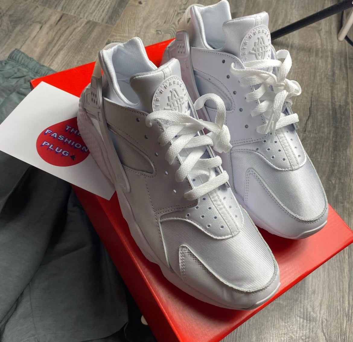 Fake store huaraches white